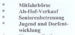Einrichtung der Arbeitskreise und Projektgruppen